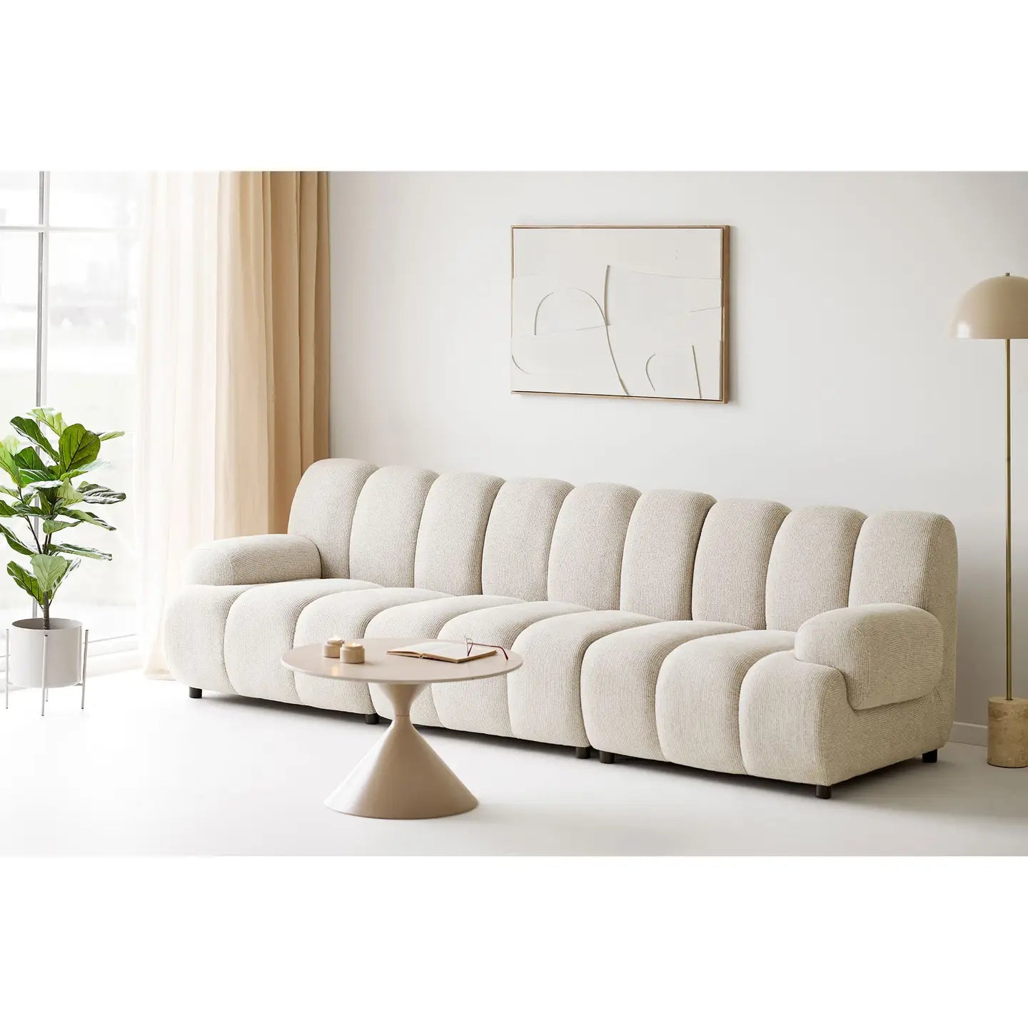 Canapé Modulaire Sable d'Or