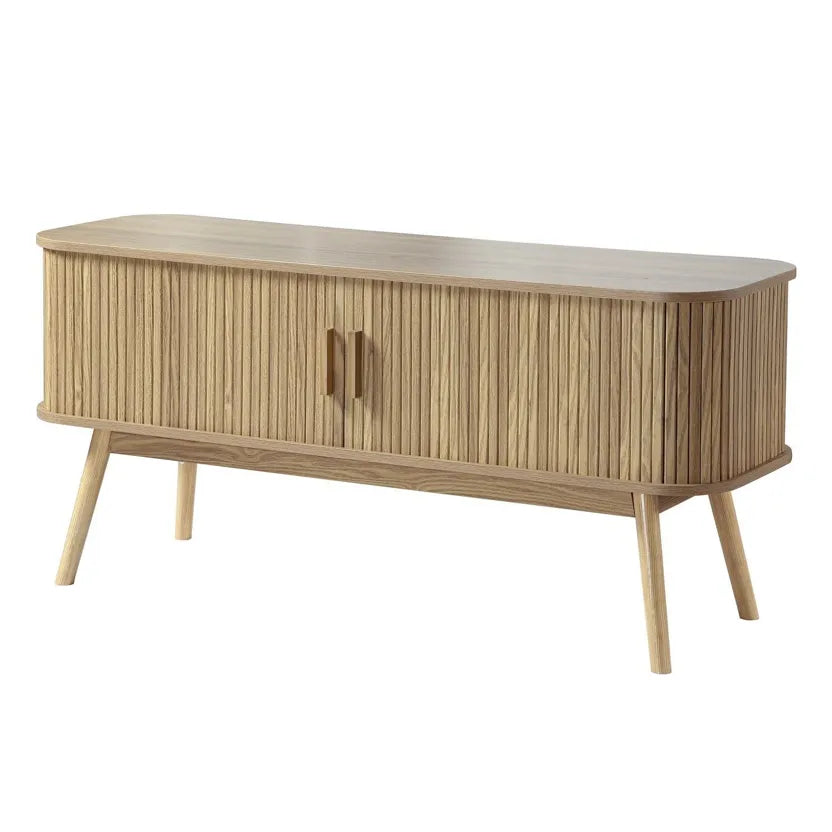 Meuble TV 2 Portes Coulissantes L119 cm - Alphonse