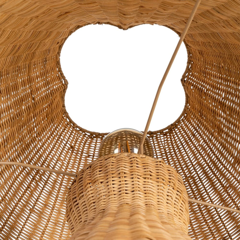 Lampe sol sablier– Éclat de Rotin