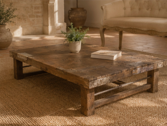 Table basse en bois authentique - Casa solis