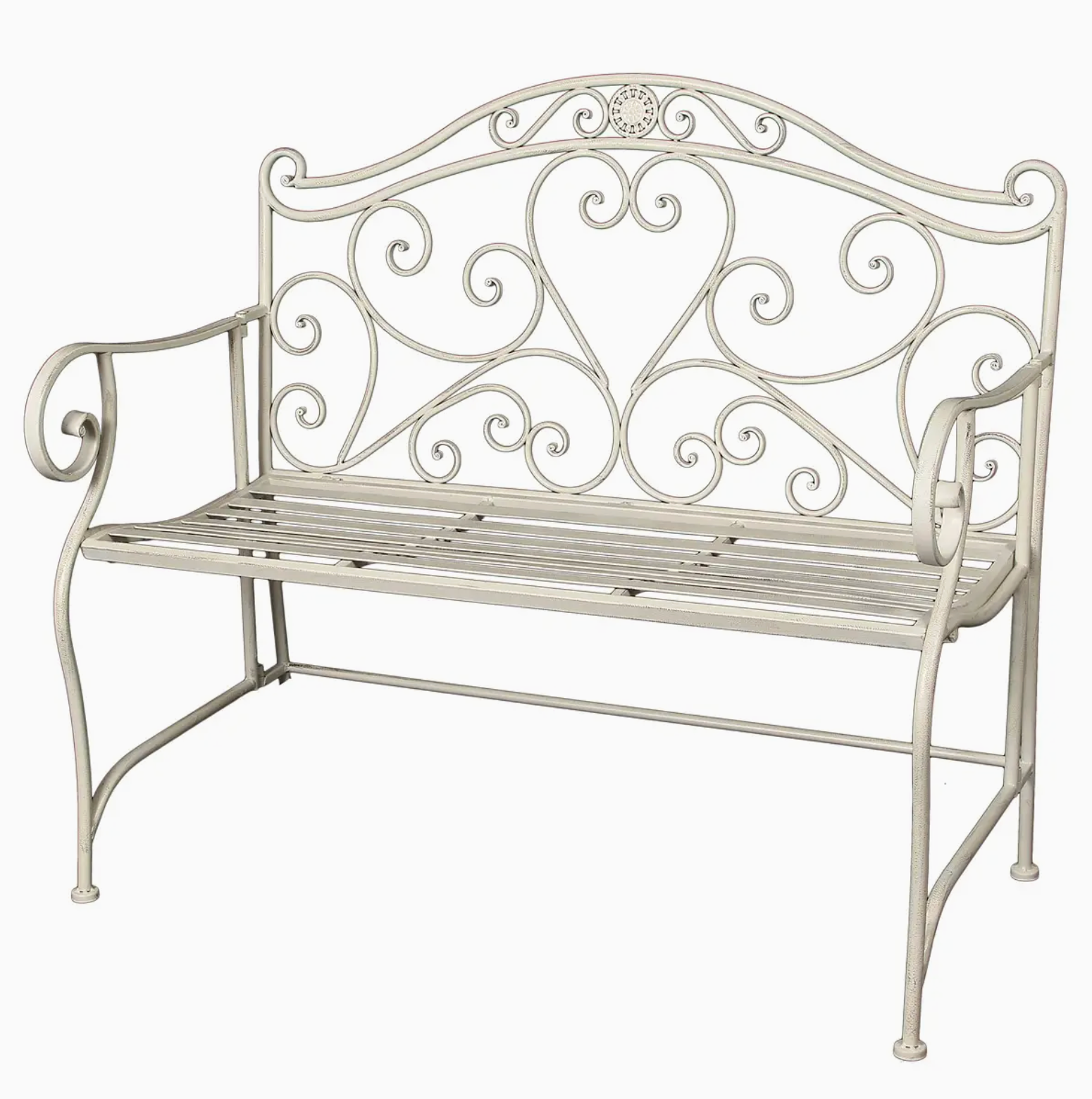 Banc en fer forgé
