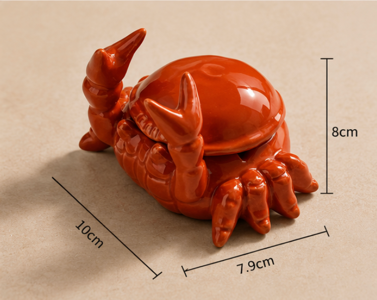 Cendrier crabe en céramique