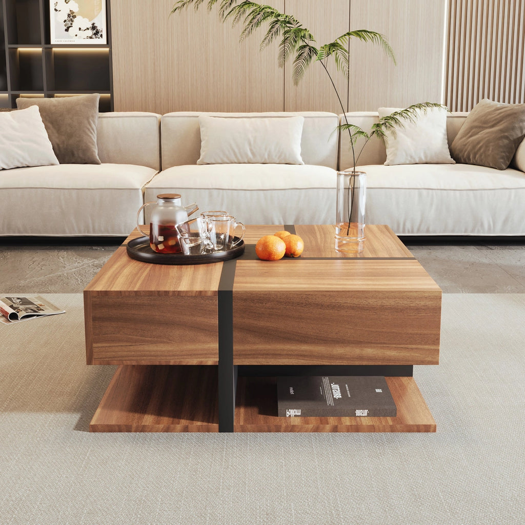 Table Basse Graphik Noyer