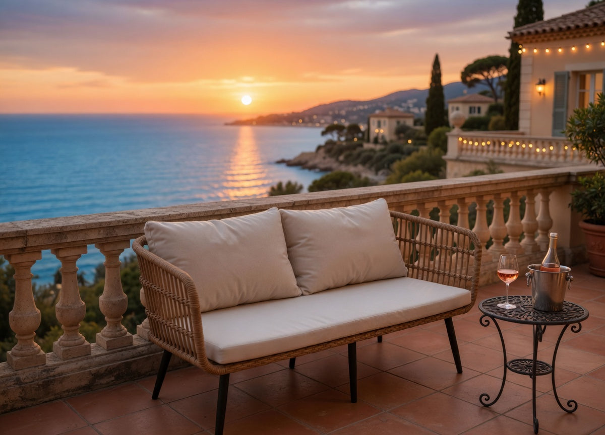 Ensemble de jardin Cannes – Salon de Jardin Rotin