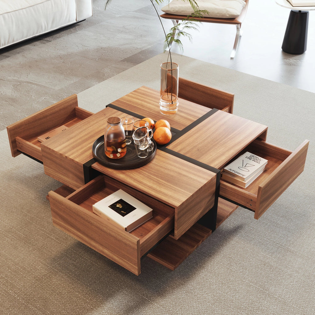 Table Basse Graphik Noyer