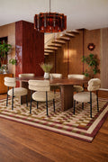 Ensemble table en bois ovale et Chaises - Caca solis